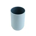Vaso para cepillo de dientes minimalista bicolor azul claro y gris para baño hogar - 301-400ml / Azul Verde