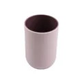 Vaso para cepillos de dientes minimalista de plástico morado bicolor para el baño - 301-400ml / Rosa Púrpura