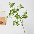 High-quality realistic artificial Japanese Bellflower branch for Nordic home decor. - 3D Style / Green