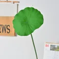 Realistische künstliche grüne Lotosblattstiele für Heimdekoration und Blumen - Großes Lotusblatt