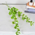 Rama de hoja de jengibre de concha artificial verde para decoración del hogar moderna - Tallo Largo