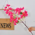 Realistic magenta artificial bougainvillea branch for wedding and home interior decoration - Bougainvillea-87 flower rose purple