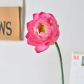 Realistische rosa künstliche Lotusblume für Heimdekoration und Vasen-Blumenarrangement. - Mehrschichtiger Lotus-Rosarot
