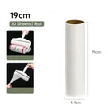 Professional 19cm lint roller refill with 30 sheets and easy-peel oblique tear design - 19cm Replacement Paper 30 Sheets