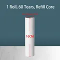16cm lint roller refill roll with 60 sticky sheets for clothing hair removal - Refill / 16cm-60 Sheets / White