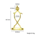 Gouden titanium stalen Thaise Naga Boeddha amulet basis hanger accessoire - Naga Boeddha hangerbasis (STAL2518-GO) / Goud