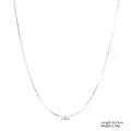 Minimalistische 1,2 mm titaniumstalen ketting in zilveren afwerking voor het layering - Platte S-Ketting (STN25293) / 1.2mm / Staalkleur