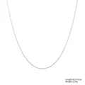 Elegante minimalistische zilveren titanium stalen ketting, verstelbaar 45,5+5cm - Gehamerde Ronde Ketting (STN25302) / Staalkleur