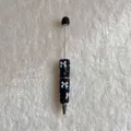 Sparkling black full drill rhinestone ballpoint pen with light blue bow accents SKU image - Lake Blue Bow (Black Pen Body)