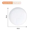Tampon de protection de porte en silicone blanc avec motif de champignon, 4 cm - Champignon (3078K)