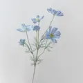Elegant artificial blue cosmos flower stem for pastoral home decor and wedding floral - Blue