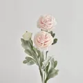 Soft pink 3-head artificial Ranunculus spray for Nordic home floral decoration - Light Pink