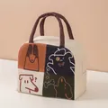 Sac isotherme portable mignon avec motifs de chiens de dessin animé, 23x13x19cm - Chien de Ligne (Style Dessin Animé)