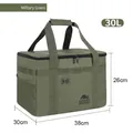Large capacity tactical camping storage bag in military green finish, 30L volume - Army Green Camping Bag / 30L / Army Green