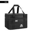 Black large capacity 30L outdoor camping storage bag for cookware, utensils and gear - Black Camping Bag / 30L / Black