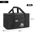 42L large capacity black camping gear storage bag for outdoor tactical equipment - Black Camping Bag / 42L / Black