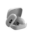 Portable magnetic hand warmer with LED digital display and protective charging case - N30 Magnetic Charging Dock Flashlight Style / White