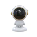 Astronaut shaped rechargeable hand warmer with digital temperature display. - Digital Display Style (gcA) / Standard White