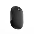 Portable electric hand warmer in matte black finish with digital temperature display - Single Piece / Black