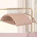 Semi-circular non-slip hangers in cheese apricot finish for non-marking storage - Metal Style / 1 Piece / Cheese Apricot