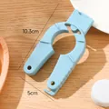 Light blue multifunctional Japanese-style bottle opener tool, size 10.3cm by 5cm - Blue