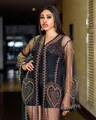 Elegant African style black mesh robe featuring intricate golden rhinestone patterns - One Size / Dresses / Black