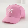 Berretto da baseball rosa regolabile da donna con un delicato fiocco di perle - Taglia M / Rosa (WH1) / Rosa