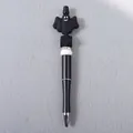 Halloween ghost theme silicone beaded ballpoint pen with black smiling ghost top - Black Ghost Beaded Pen (K-1464)