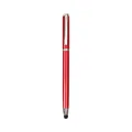 Professional red metallic capacitive stylus pen for office touchscreens and writing - 0.5mm / Red