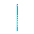 Lápiz HB azul cielo con agarre ergonómico para la corrección y goma de borrar azul arriba - Azul / HB