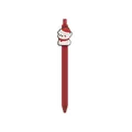 Leuke rode kerstgelpen met een zachte cartoonbeerdecoratie voor kerstcadeaus - Rode Houder - Hond