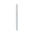 Elegant Morandi blue retractable gel pen with rose gold clip for office and school - Single Pen (Metal Black Ink) / 0.5mm / Sky Blue