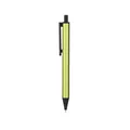 Elegante limegroene intrekbare zakelijke handtekeningpen met zwarte clipontwerp - Groene Houder Zwarte Inkt / 0.5mm