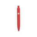 Portable mini red retractable gel pen featuring a creative blessing badge on the clip - 0.5mm Bullet Tip / Red (XH-k66)