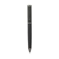 Elegant matte black metal ballpoint pen with textured grip for professional business use. - Ballpoint 1.0mm / Honor Black