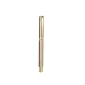 Elegant champagne gold metal business gel pen with golden clip for professional office use - 0.5mm / Gold Barrel Gold Clip