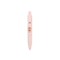 Penna gel tascabile rosa creativa con simpatico disegno animato e clip portatile - Rosa Pesca (Yue Lao) / Punta a Sfera 0.5mm Inchiostro Nero