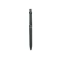Premium matte black retractable gel pen ideal for professional business and office use - Metal Tip/Black Ink / Gunmetal