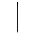 Premium black round barrel wood pencil with integrated eraser for sketching and writing - HB / 1 Piece (140x7mm) / Black