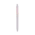 Elegant Morandi purple retractable gel pen with rose gold accents for office use and business - Single Pen (Metal Black Ink) / 0.5mm / Taro Purple