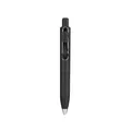 Premium matte black mini retractable gel pen with metal clip and smooth writing ink - Single Gel Pen / 0.5mm / Black