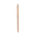 Premium minimalist Morandi retractable gel pen featuring elegant rose gold metal accents - Single Pen (Metal Black Ink) / 0.5mm / Almond Tea