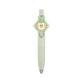 Mini portable green gel pen featuring a cute monkey acrylic cartoon pattern clip. - Monkey / 0.5mm