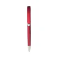 Sleek red retractable ballpoint pen featuring a large clip and silver accents. - Red Barrel Black Ink