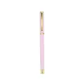 Elegant light pink metal ballpoint pen with gold-plated clip for business office use - Gold Star Knit Hanging Ornament / Pink