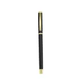 Professional black and gold metal rollerball pen for business executive office use - Business Style (1902) / 0.5mm / Black Barrel Gold Clip