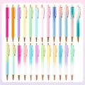 Set of creative glitter metal retractable ballpoint pens with rose gold accents - 1.0mm Black Ink / More Colors Contact Customer Service