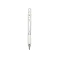 Minimalist white translucent 2B mechanical pencil for student exams and sketching. - Transparent Frosted Style (Tukabi-White)