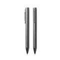 High-end dark grey metallic twist action ballpoint pen for professional business use - 1.0mm Bullet Head / Gray