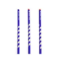 Ergonomic blue HB and 2B drawing pencils featuring a non-slip dotted grip design - Posture Correction Hole Pencil / 20 Piece Set / 2B